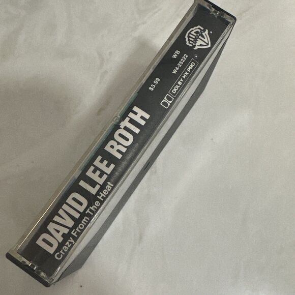 David Lee Roth "Crazy From The Heat" Cassette Tape 1985 Warner Bros - Picture 3 of 6